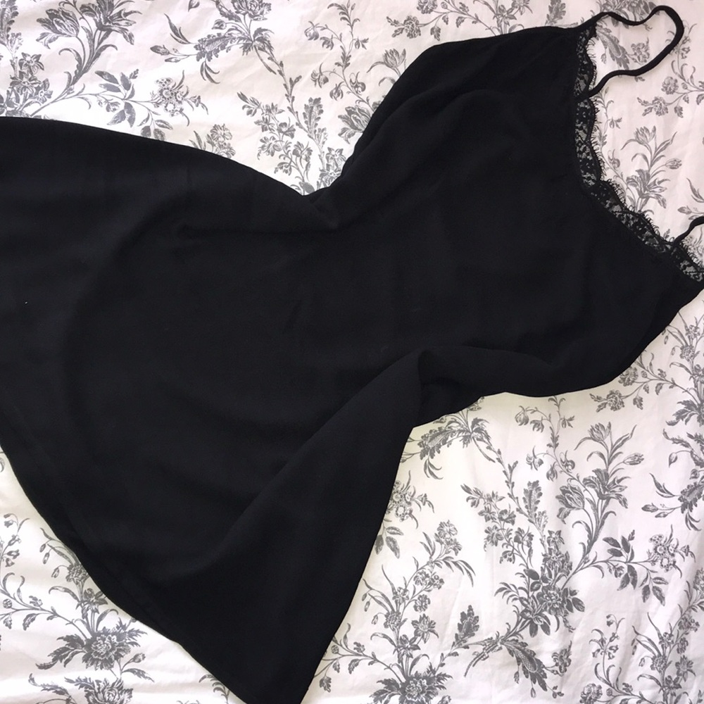 Aéropostale Black Lace Slip Dress